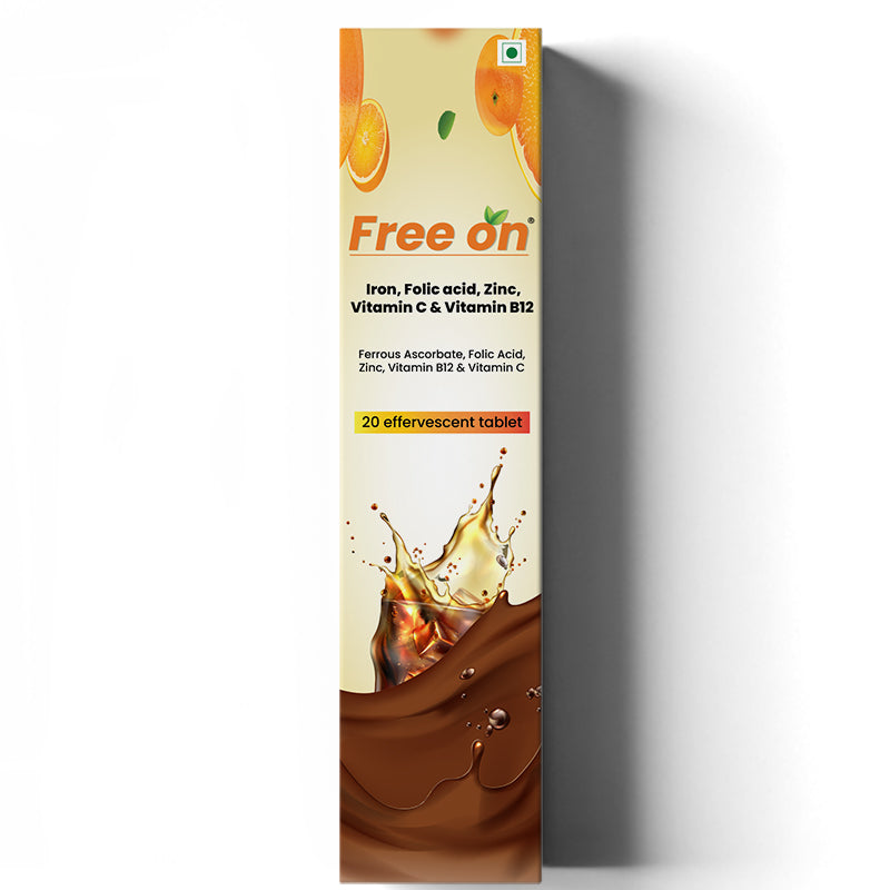 Iron, Folic acid, Zinc, Vitamin C & Methylcobalamin