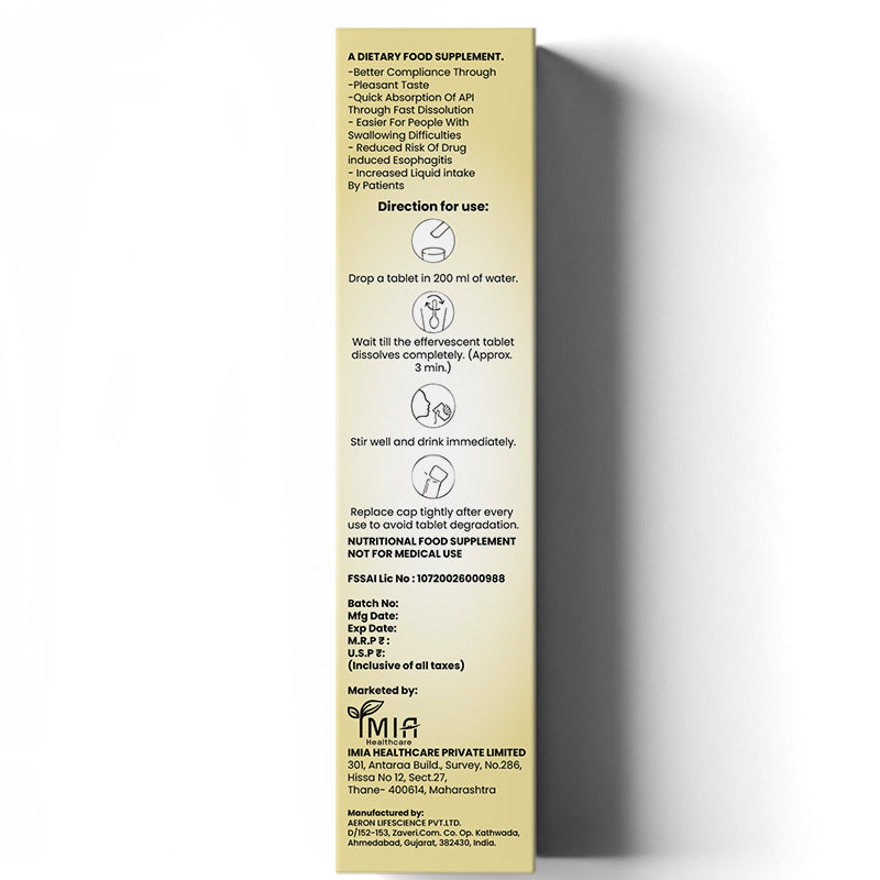 Iron, Folic acid, Zinc, Vitamin C & Methylcobalamin