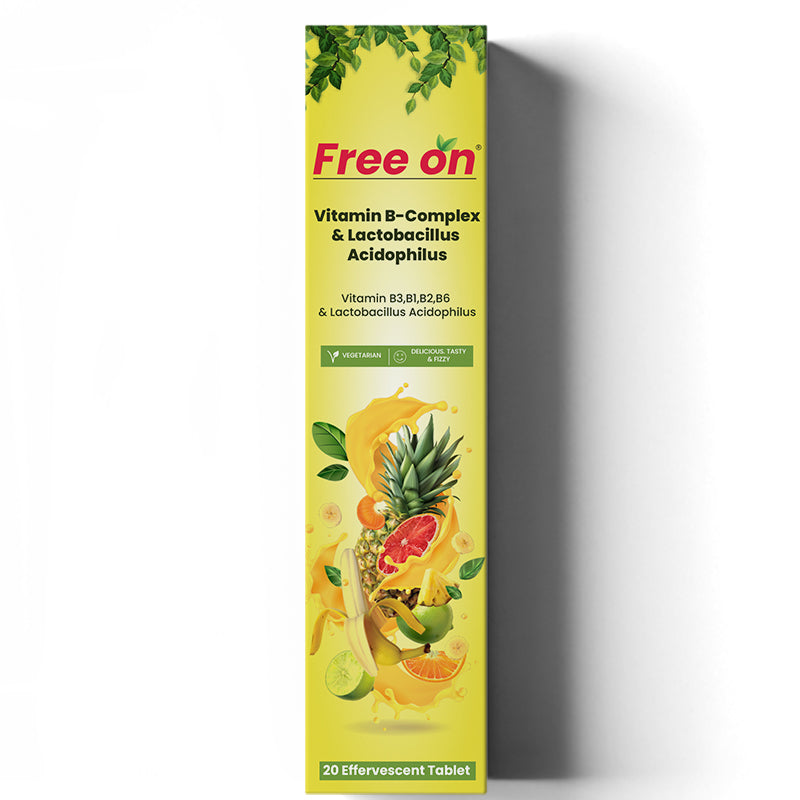 Vitamin B-Complex & Lactobacillus Acidophilus Effervescent Tablet