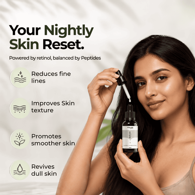 Reticore Face Serum - 0.2% Retinol + 1% Peptide | 30ml Main Image
