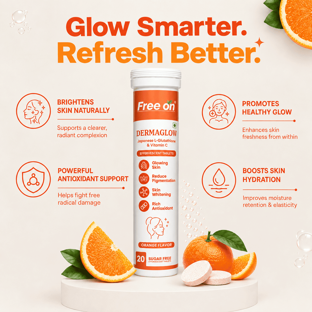 Dermaglow – Japanese L-Glutathione & Vitamin C Effervescent Tablets