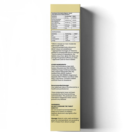 Iron, Folic acid, Zinc, Vitamin C & Methylcobalamin
