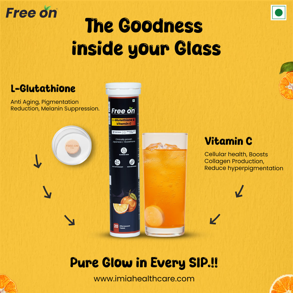 Free On L-Glutathione & Vitamin C Effervescent Tablet