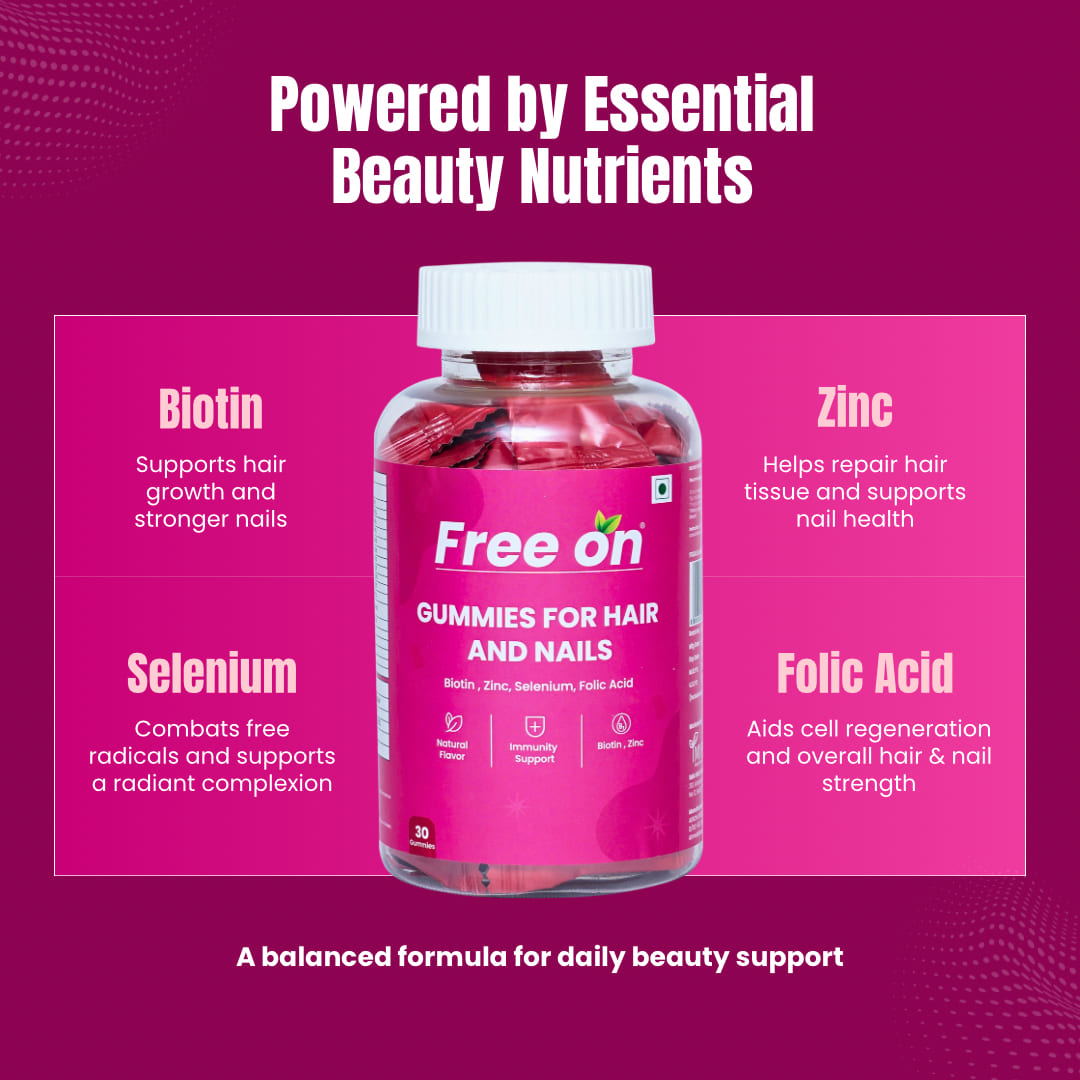 Gummies for Hair and Nails (Biotic, Zinc, Selenium)