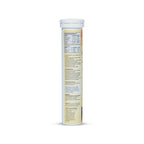 Vitamin supplement tube with label on a white background