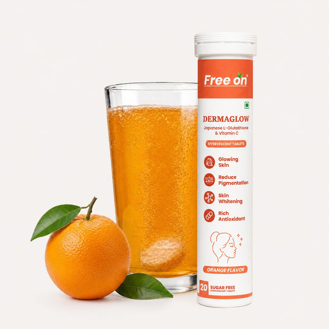 Dermaglow – Japanese L-Glutathione & Vitamin C Effervescent Tablets Hover Image