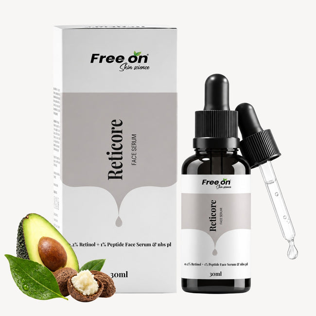 Reticore Face Serum - 0.2% Retinol + 1% Peptide | 30ml Hover Image