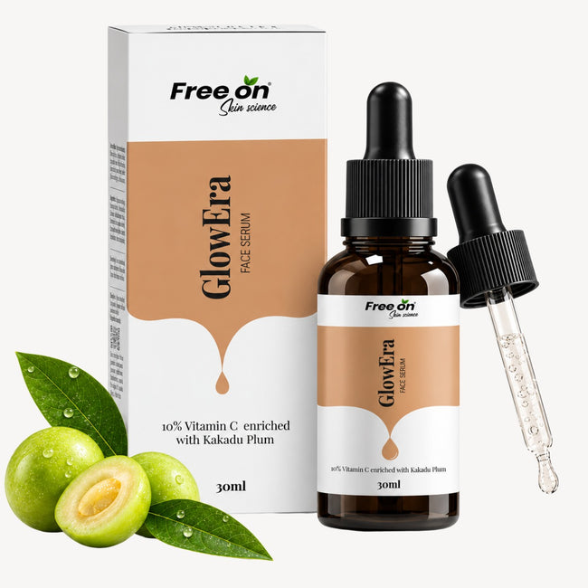 GlowEra Face Serum - 10% Vitamin C + Kakadu Plum | 30ml Hover Image