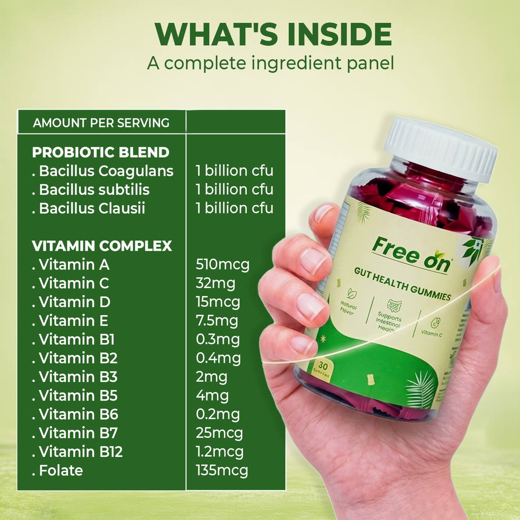 Gut Health Gummies For Digestive Support & Bloating
